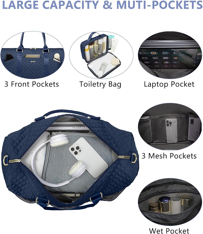 Weekender Travel Duffle Bag for Women