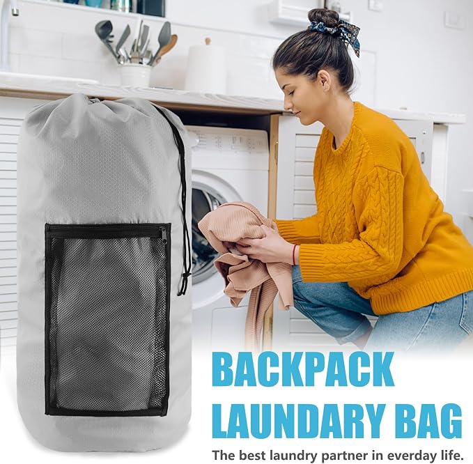 Laundry Bag Backpack, Extra Large Travel Laundry Bag