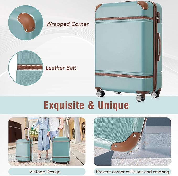 Merax Luggage Set 2 Piece Suitcase Set