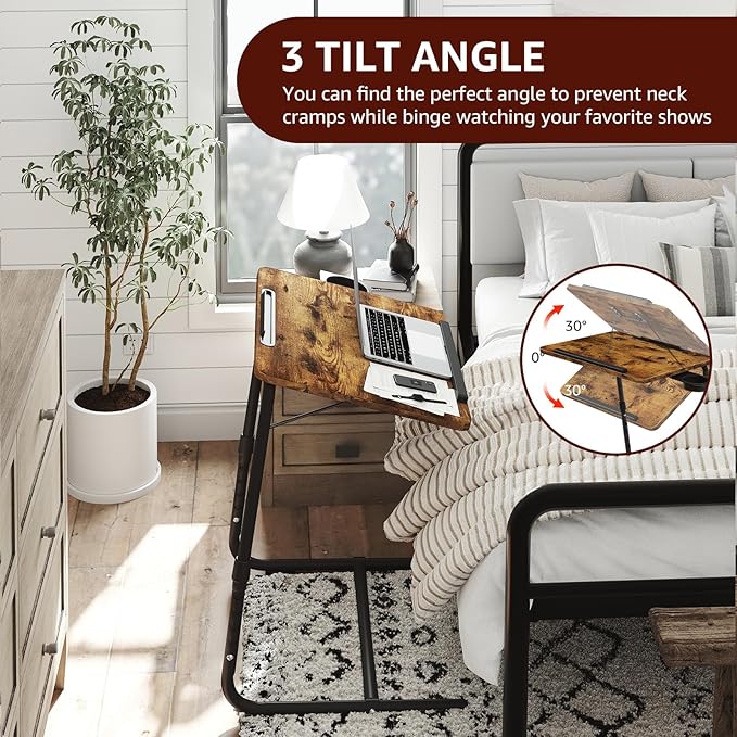 Folding TV Tray Adjustable Dinner