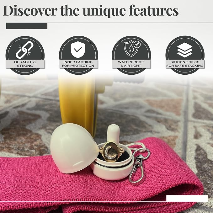 RING THING - Ring Holder Keychain, Jewelry Organizer and Storage, Portable
