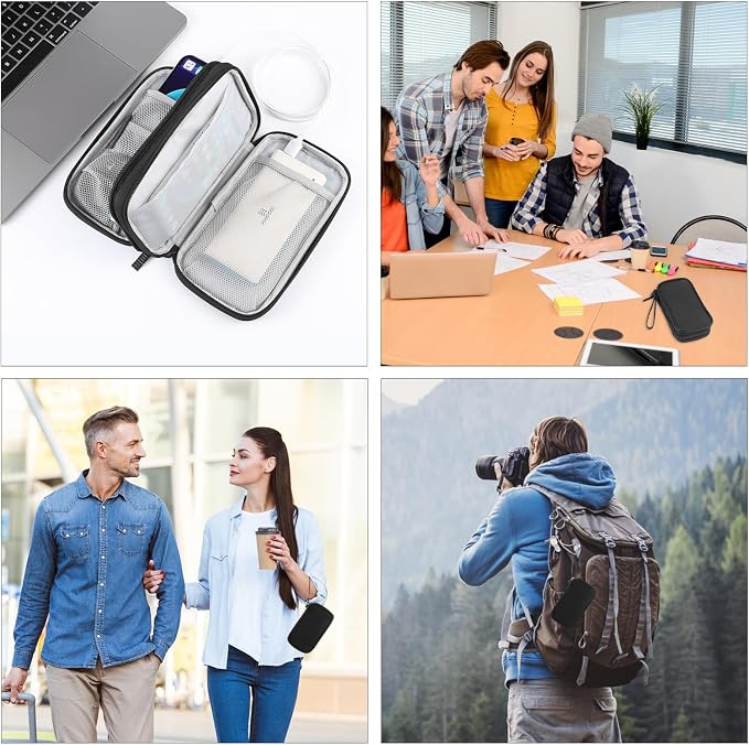 Electronic Accessories Organizer Carry Bag, Travel Cable Organizer Pouch