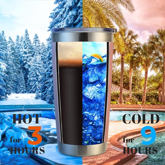 DOMICARE 20oz Stainless Steel Tumbler Bulk