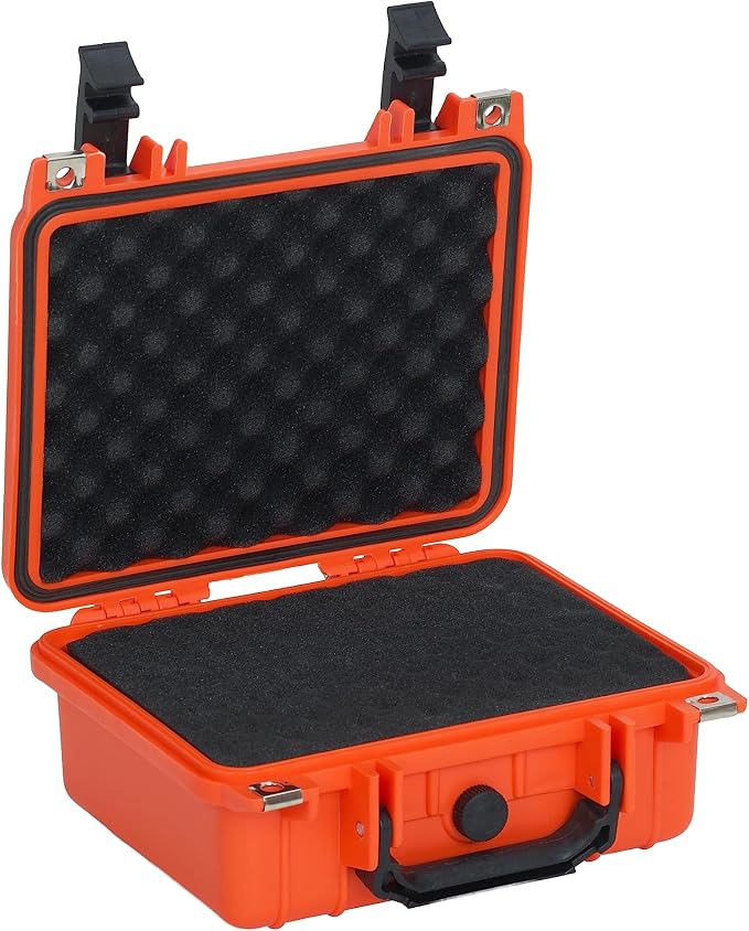 MEIJIA Portable All Weather IP67 Waterproof Protective Case, Hard Camera Case