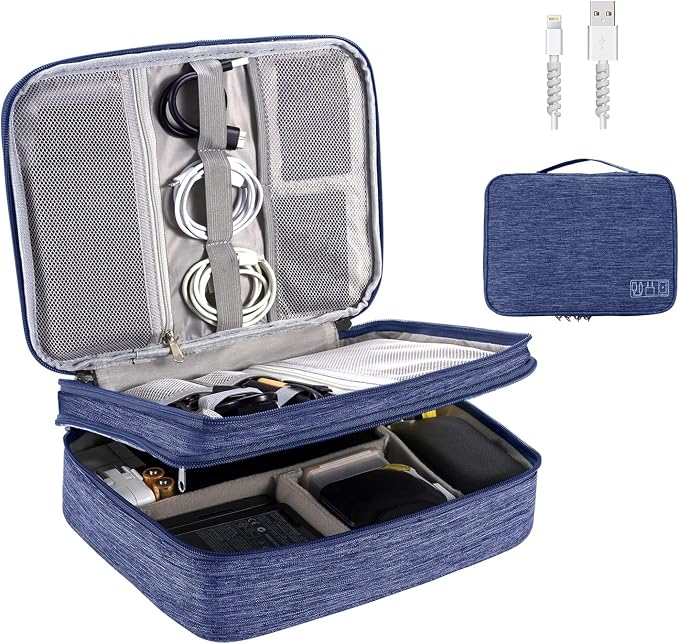 Electronics Organizer, OrgaWise Electronic Accessories Bag Travel Cable