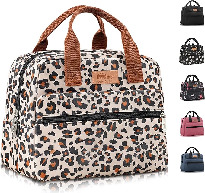 HOMESPON Insulated Lunch Bag for Women Men Lunch Box Cooler Lunch Tote for Work