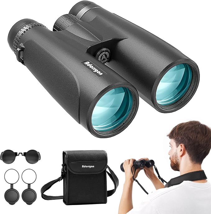 12x54 HD Binoculars for Adults High Powered
