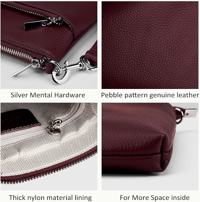 befen Genuine Leather Small Crossbody Purses