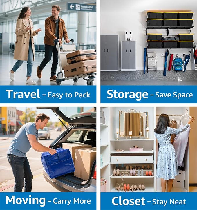 6 Pack Heavy Duty Moving Bags
