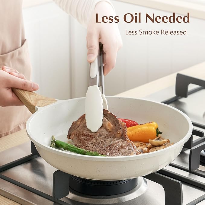SENSARTE Nonstick Ceramic Frying Pan Skillet