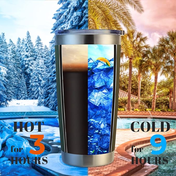 DOMICARE 20oz Stainless Steel Tumbler Bulk