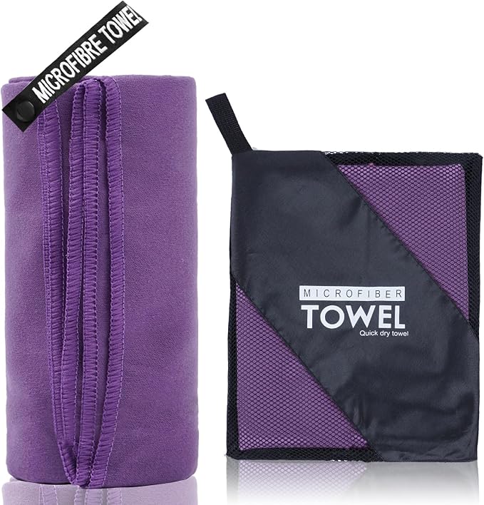 Microfiber Travel Towel, Soft Lightweight Quick Dry Towel, Super Absorbent