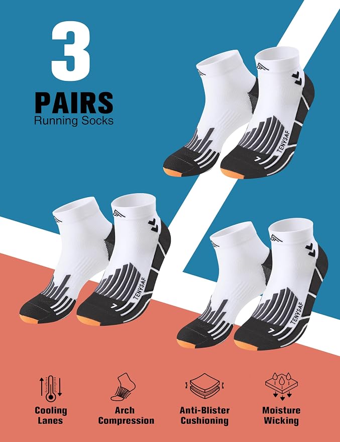Compression Sport Running Socks: Athletic Socks