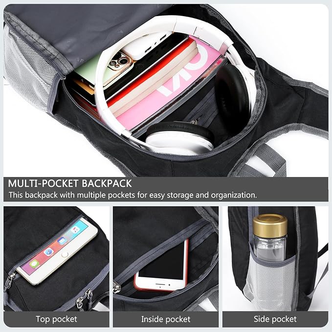 Esup 15L Lightweight Hiking Backpack Foldable Small Travel Backpack Packable