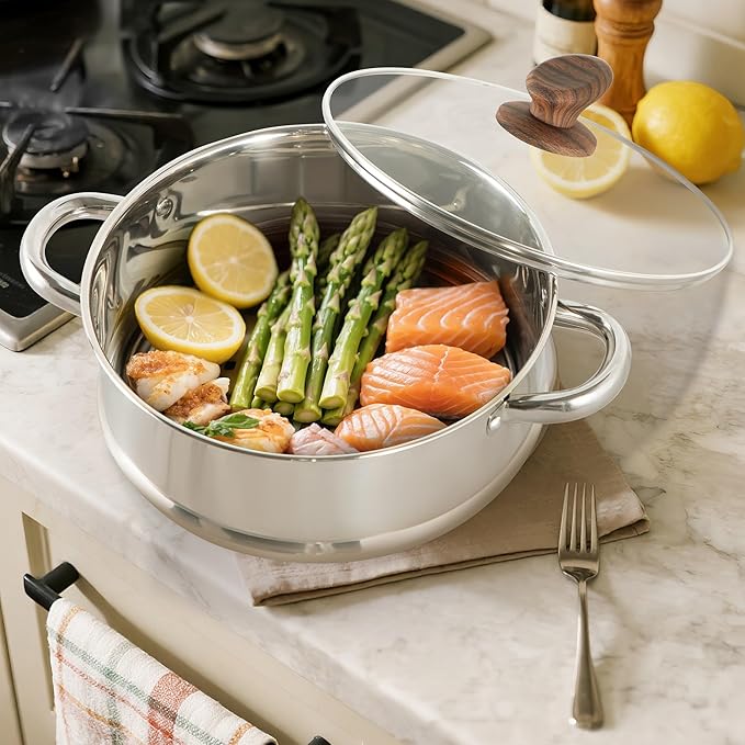 MAISON ARTS 30 Piece Pots and Pans Set Non Stick, Kitchen Cookware & Bakeware