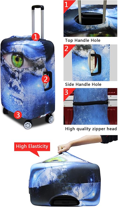 Sea Turtles Luggage Cover Anti-scratch Dustproof Suitvase Protector Fits 26-29
