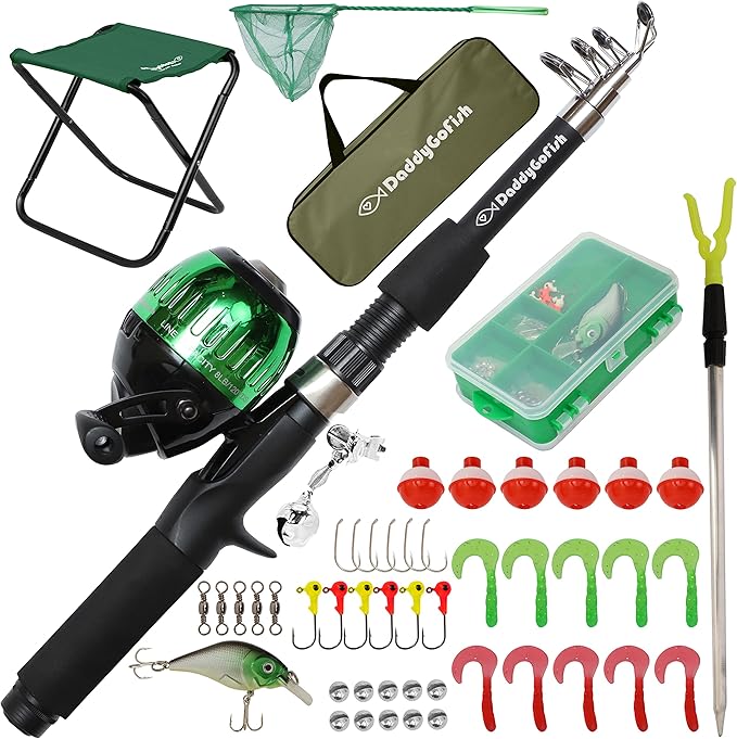 DaddyGoFish Kids Fishing Pole