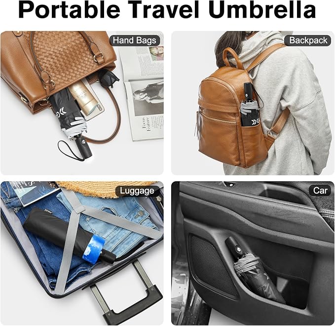 G4Free 42 Inch Eco Windproof Folding Umbrella