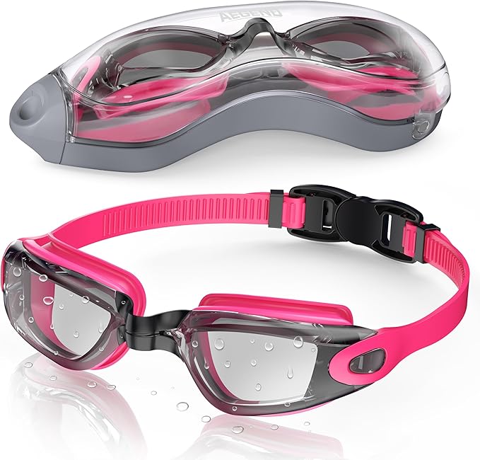 Aegend Swim Goggles, Swimming Goggles No Leaking Full Protection Adult Men Women Youth