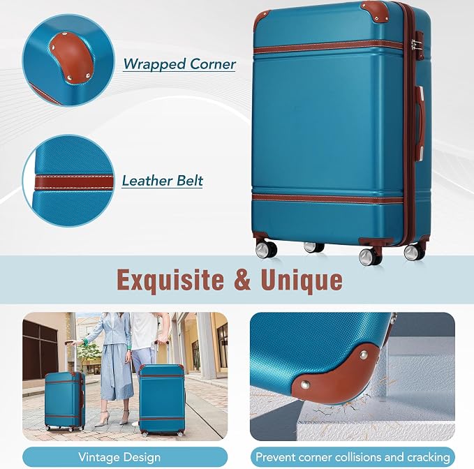 Merax Luggage Set 2 Piece Suitcase Set