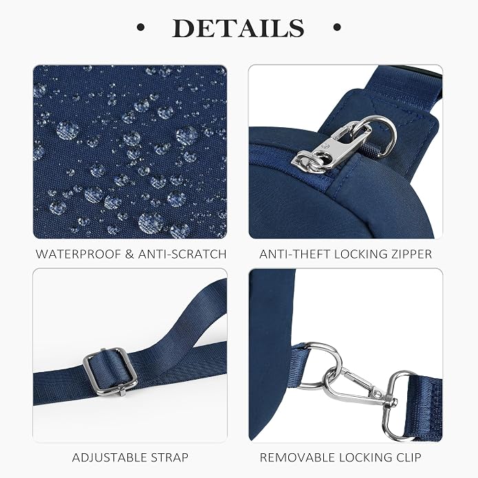 TOPEAST Anti Theft Crossbody Bag