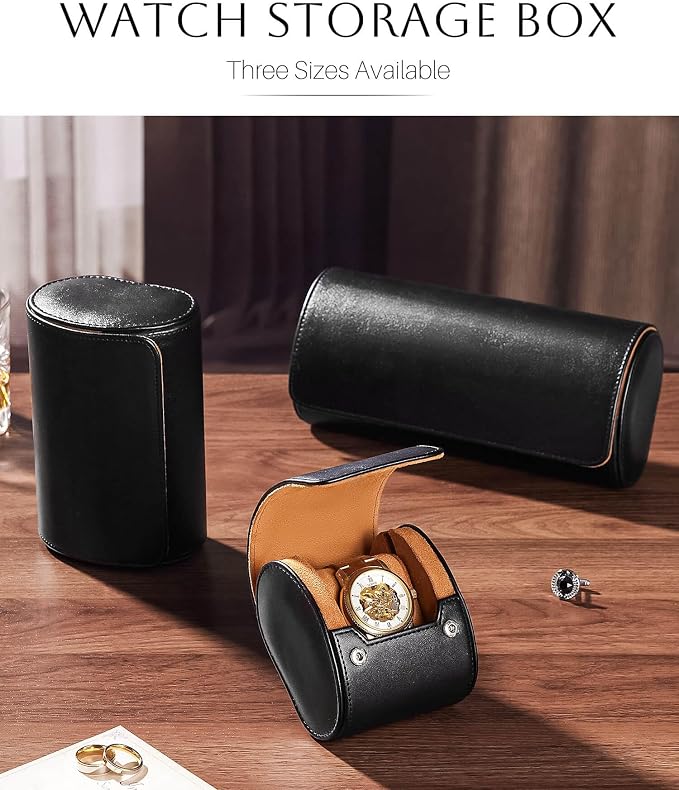 Homde Travel Watch Box Leather: Traveling Case