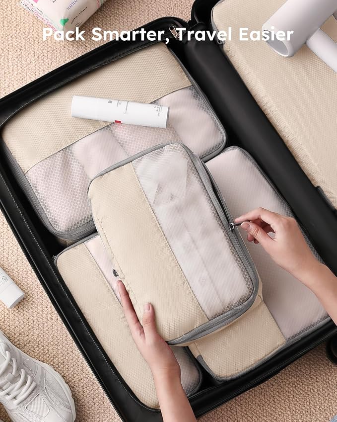 6 Set Compression Packing Cubes