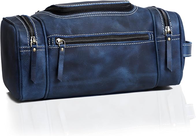 VC VINTAGE COUTURE Leather Toiletry Bag