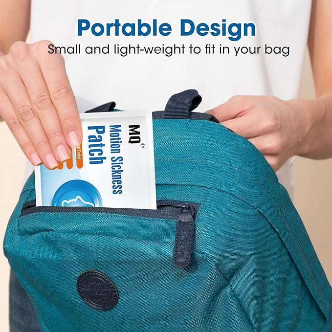 MQ Motion Sickness Patch, Non Drowsy Sea Sickness Patches Behind Ear