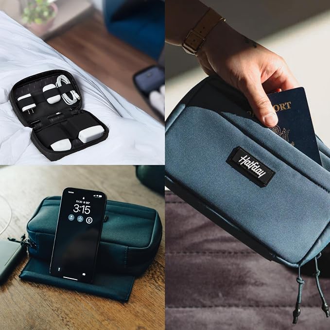 Halfday Sidekick Tech Organizer Kit | Flip-Out Kickstand