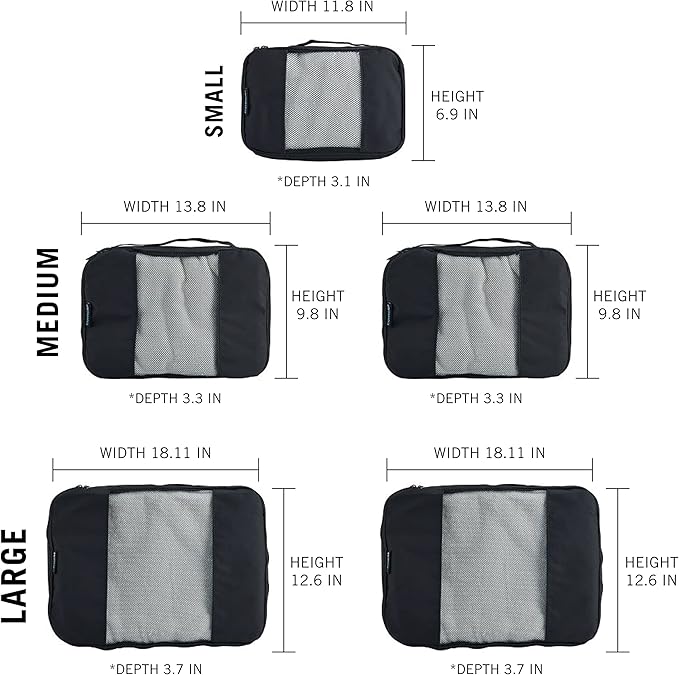 TravelWise Packing Cube System
