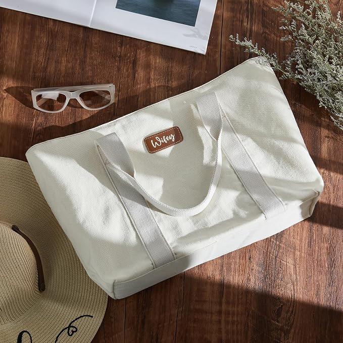 AW BRIDAL Monogram Canvas Tote Bag
