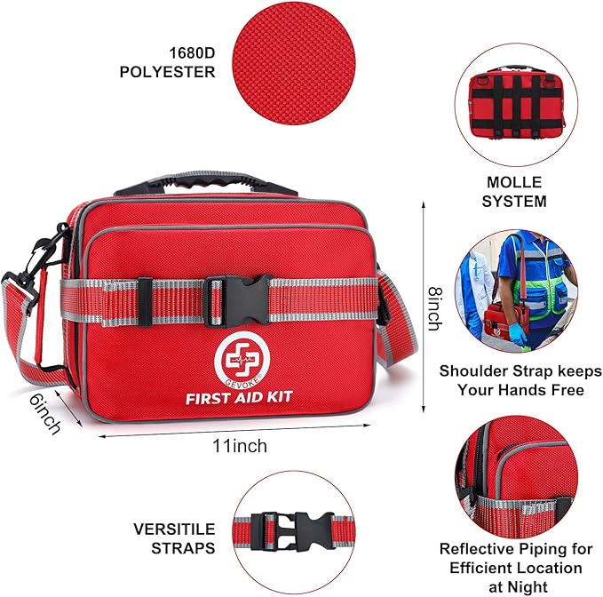 Professional 500 Piece Emergency First Aid Kit
