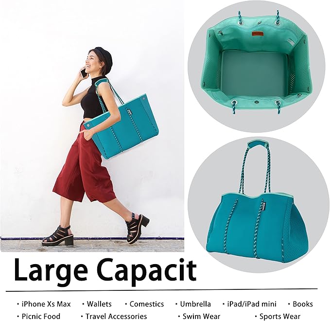 QOGiR Neoprene Multipurpose Beach Bag Tote