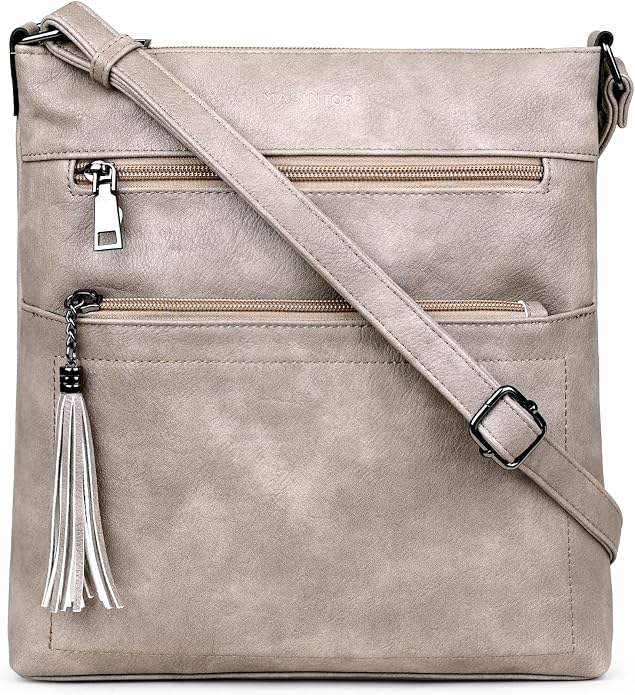 MASINTOR Crossbody Purses for Women, Adjustable Strap Shoulder Bag