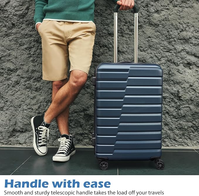 Coolife Larage Luaggage Hardside Expandable Suitcase