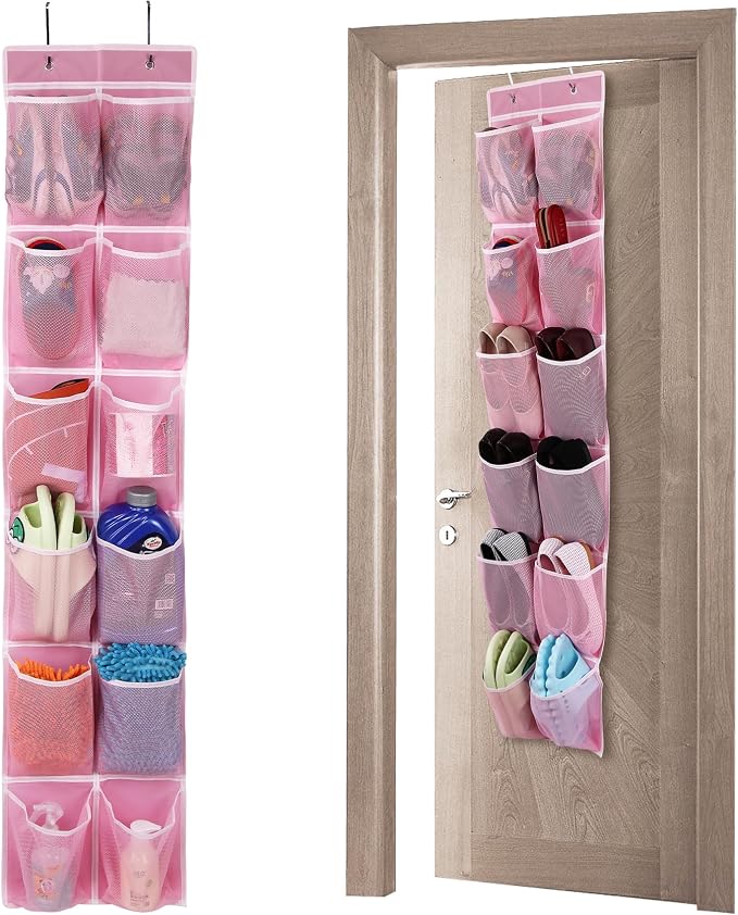 Over the Door 12 Pocket Hanging Shoe Organizer
