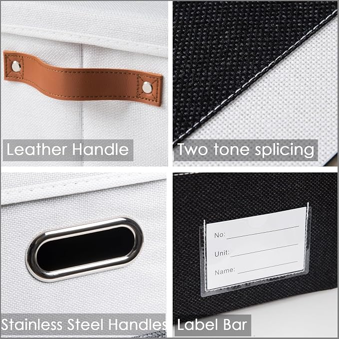 PRANDOM Foldable Storage Bins