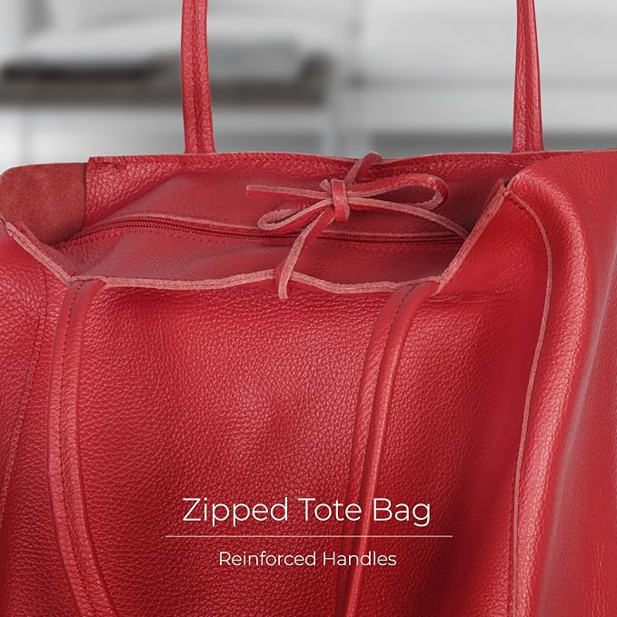 Italian Calf Leather Tote for Women