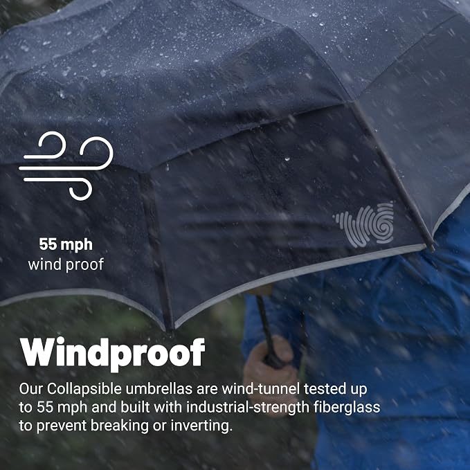 Weatherman Arnold Palmer Compact Collapsible Umbrella