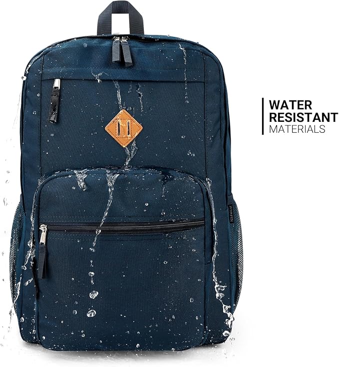 ZORFIN 36L Backpack for College, and Travel: Water Resistant Bookbag
