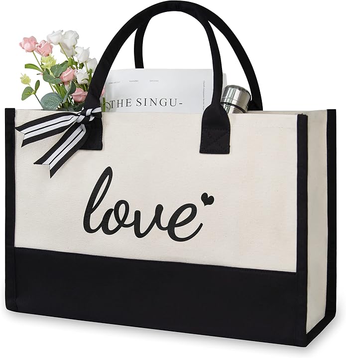 TOPDesign Canvas Tote Bag, Bridal Shower Gifts