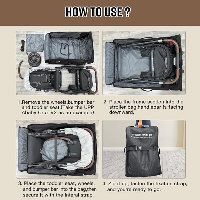 RAYMACE Padded Stroller Travel Bag