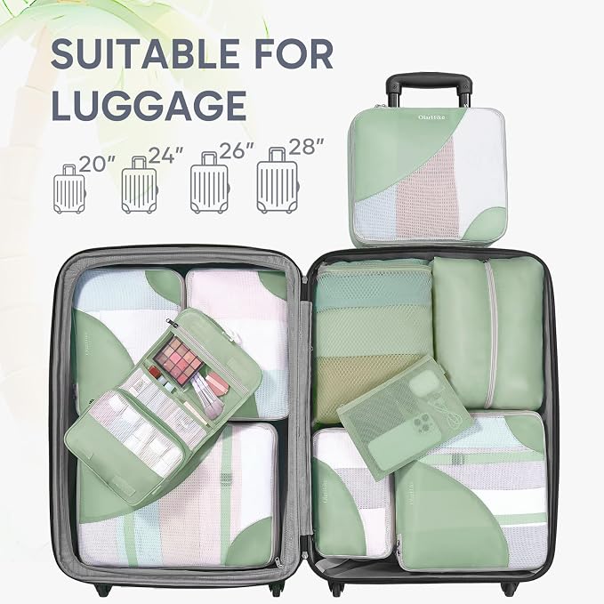 ALL INCLUDED 10 Set Durable Packing Cubes