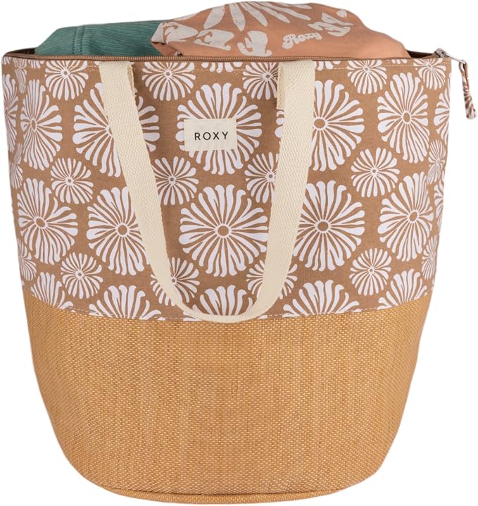 Roxy Women's Beach Tote Bag | Travel | Vacation | Straw | Lightweight |