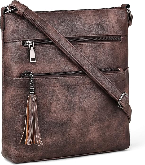 MASINTOR Crossbody Purses for Women, Adjustable Strap Shoulder Bag