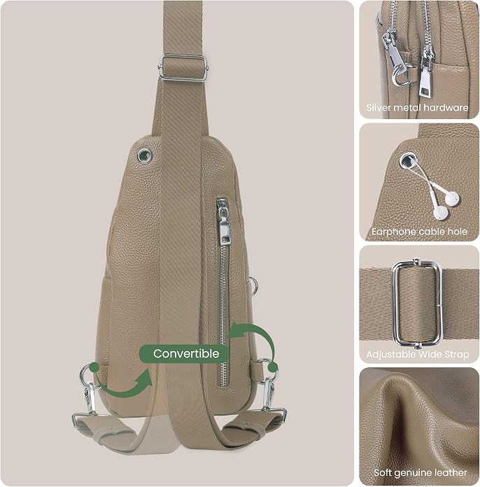 befen Genuine Leather Small Sling Bag