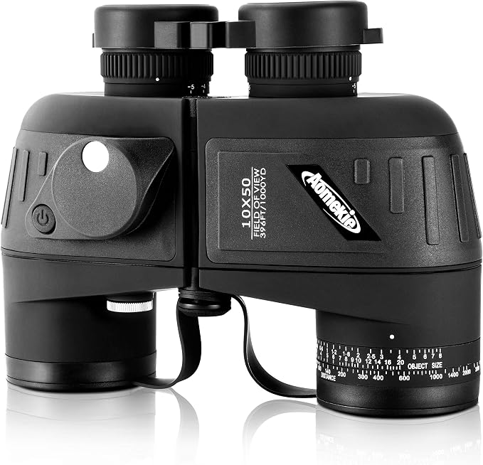 Aomekie 10x50 Binoculars for Adults Marine Military Binoculars Waterproof
