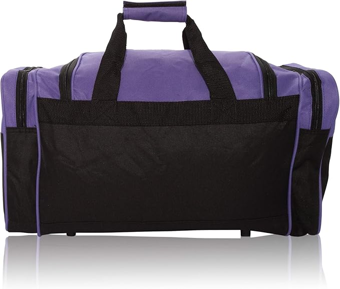 DALIX 21" Blank Sports Duffle Bag Gym Bag Travel Duffel