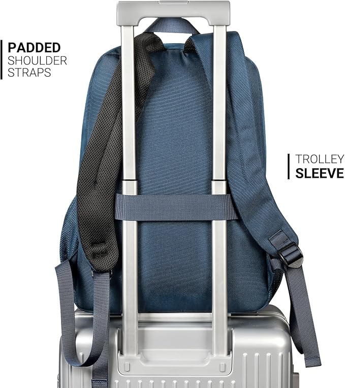 ZORFIN 26L Backpack for College, and Travel: Water Resistant Bookbag